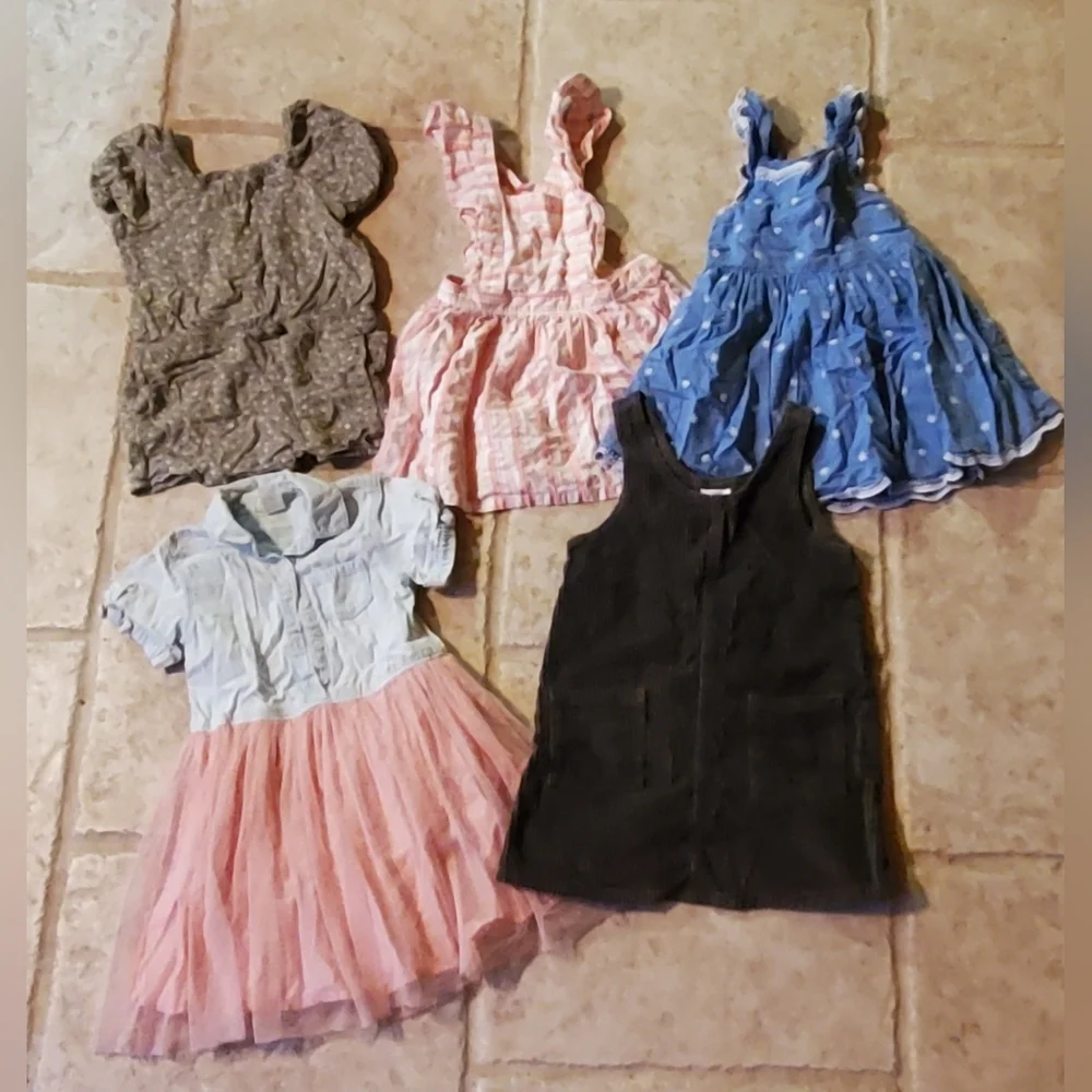 Girls Clothes Bundle Size 4T Cat & Jack, Little Co By Lauren Conrad, Oshkosh - Picture 2 of 13